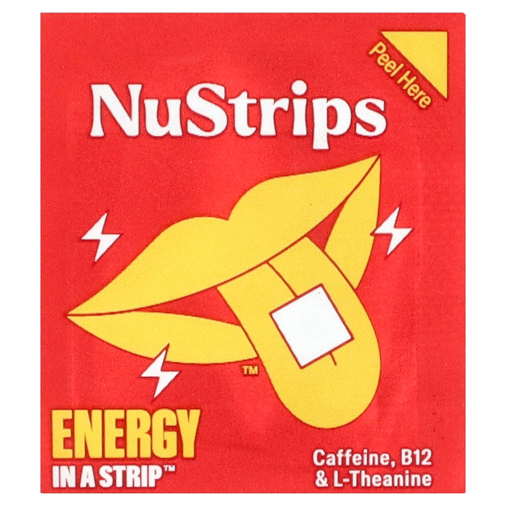 NuStrips, Energy In A Strip™, корица и ваниль, 30 полосок