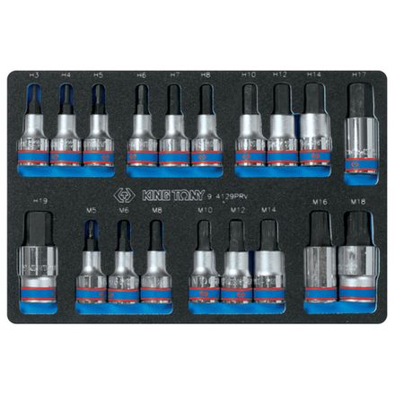 Цена на KING TONY (934-235MRV) Набор инструментов "EFFORT" в красной тележке, 235 предметов