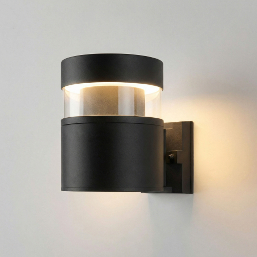 Уличный настенный светильник 1530 TECHNO LED 3000K чёрный 1530 TECHNO LED черный