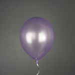 Шар (12''/30 см) Лаванда, металлик, 100 шт.