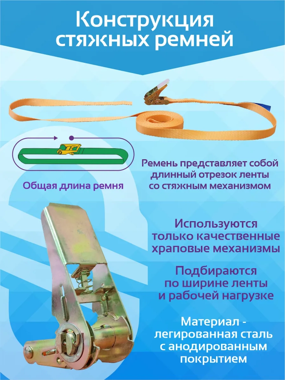 Крепежный ремень кольцевой 800-8,0(25мм)