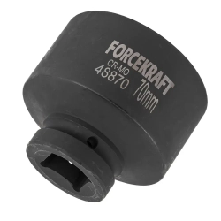 Головка ударная 1'', 70мм (12гр.) FORCEKRAFT FK-48870