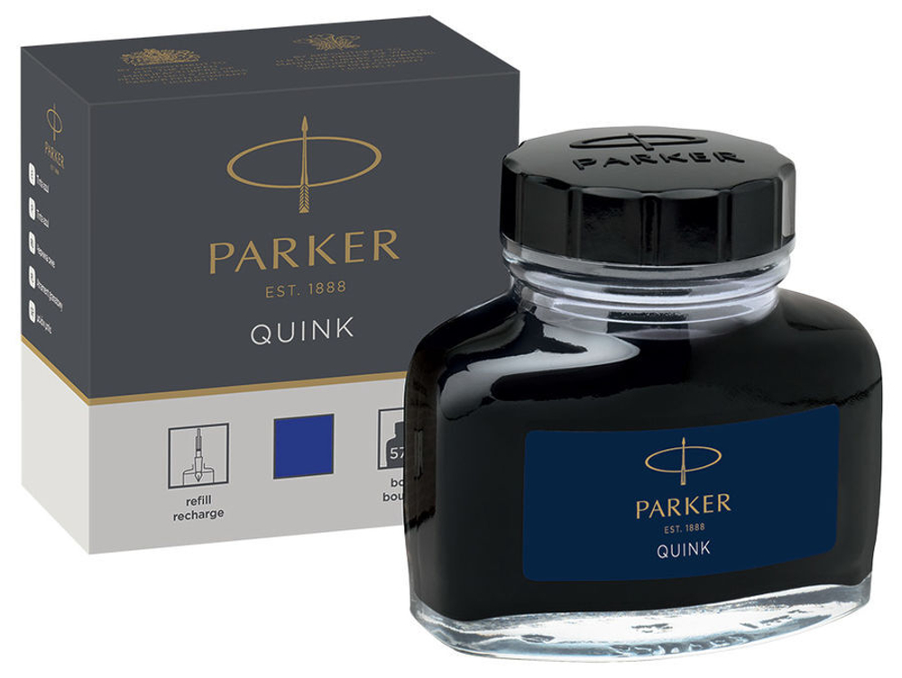Флакон с чернилами Parker Quink Ink Z13синие чернила 57мл для ручек перьевых