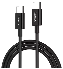 Кабель USB Type-C (m) - USB Type-C (m) Hoco X23 Skilled черный 1 метр