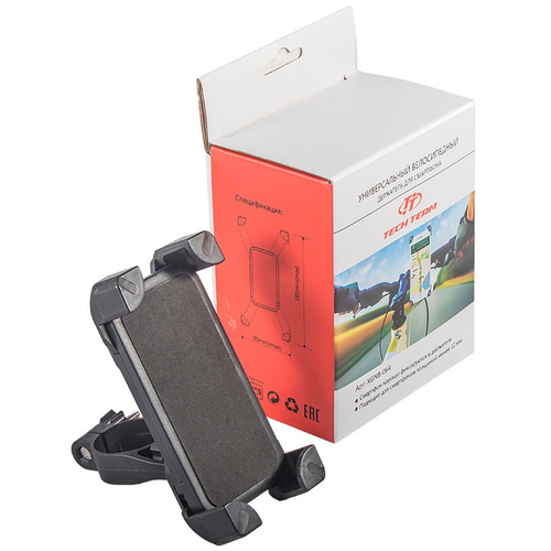 Держатель для смартфона на руль Tech Team black XGNB-064-1