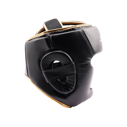 Боксёрский шлем StormCloud черно-золотой