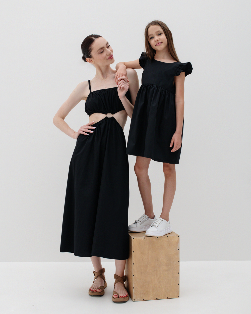 Сарафан с кольцом из хлопка