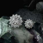 Накрутка "Imbrem" - Белое золото - White CZ