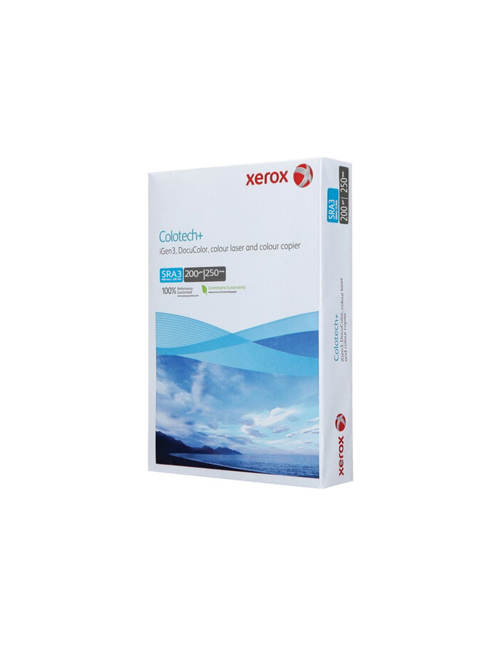 Бумага XEROX Colotech Plus Blue, 250г, A4, 250 листов (кратно 4 шт)