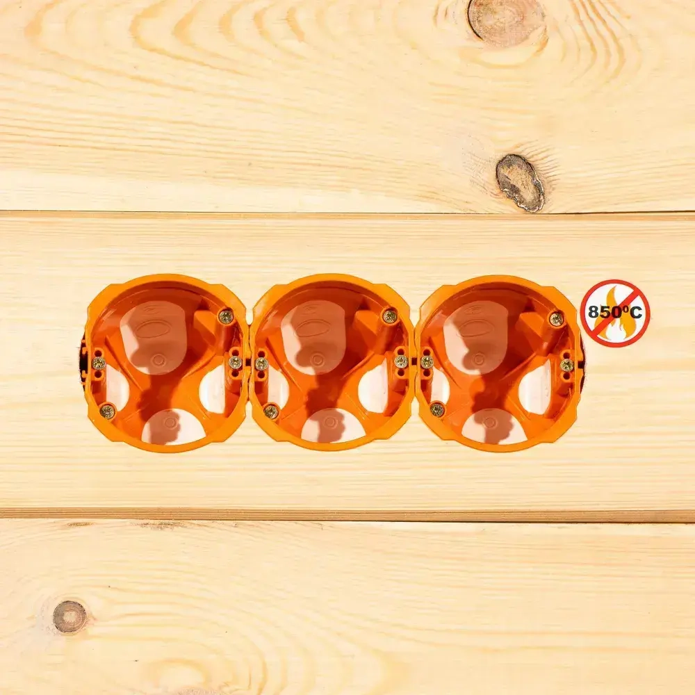 Подрозетник. Коробка установочная универсальная 73х65