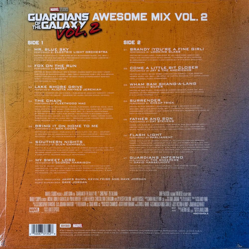 Виниловая пластинка Guardians Of The Galaxy Vol. 2 Awesome Mix Vol. 2 LP