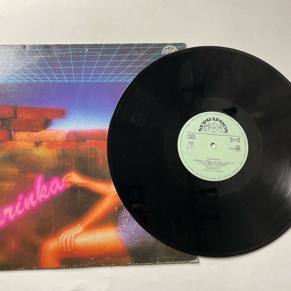 Винтажная виниловая пластинка LP Darinka Rolincova Дарина Ролинцова (Чехословакия 1986)