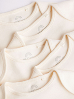 Боди с коротким рукавом для малышей Next 605-580, 5 шт., Кремовый