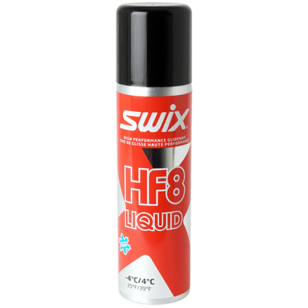 Жидкий парафин SWIX HF8XLiq, (+4-4 С), Red, 125 ml