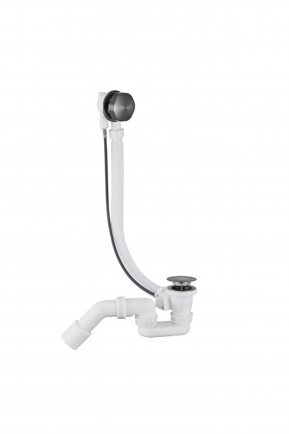 Полуавтоматический сливы-перелив для ванны Grocenberg GB240BG Графит