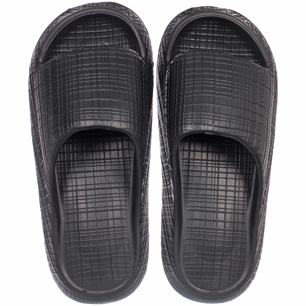 Шлепанцы мужские «AZHUR», цвет черный, р-р 44-45