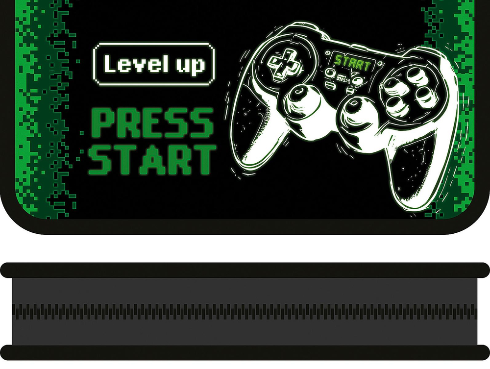 Пенал 1 секц. средний 190/90 "Level up 2025" (Пчелка)