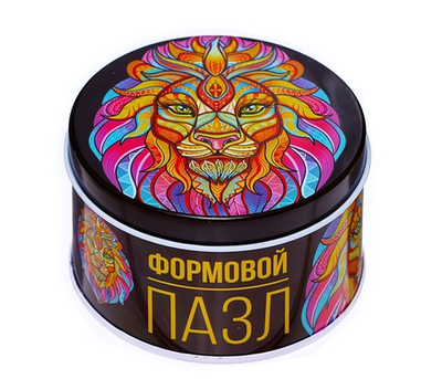 Пазл формовой 76эл. "Сказочный лев" в мет.коробка 7860022 (Puzzle Time)