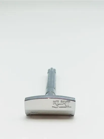 Г-образный станок KURT Apex-S для половинок лезвий, цинковый сплав, цвет серебристый