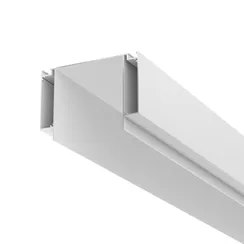 Алюминиевый профиль ниши скрытого монтажа для ГКЛ потолка Technical alm-11681-pl-w-2m