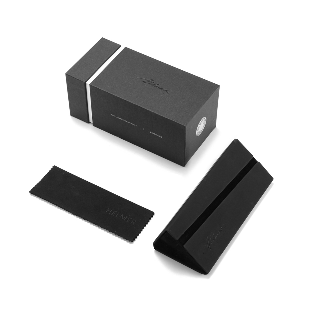 HELMER Pure Titanium Square Functional Glasses Unisex