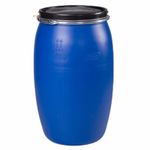 Бочка пластмас. 170л. синяя (2сорт), 84526