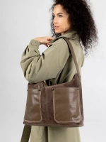 Сумка через плечо большая шоппер