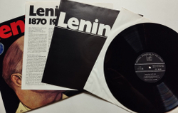 Винтажная виниловая пластинка LP Lenin Ленин 1870 1970 (Holland 1970) Речи, Записанные На Граммофонные Пластинки В 1919 И 1920 Годах