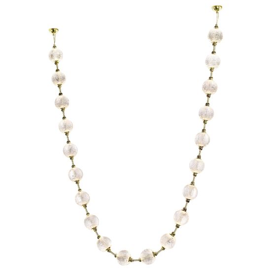 5008/80L L-VISION ODL23 575 золотой/прозрачный/металл/акрил Подвес бусы LED 80W 4000K 4400лм CRYSTAL