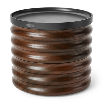 Шкатулка для украшений Tesora, черный орех