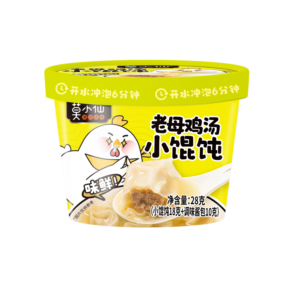 Вонтоны быстрого приготовления Xiaoxian Курица 28 г