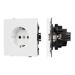 Механизм электрической розетки SCT-TENDO-MEU1-PL-WH (230V, 16A) (Arlight, Белый) 054078