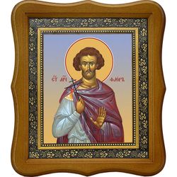 Флор Иллирийский мученик. Икона на холсте.