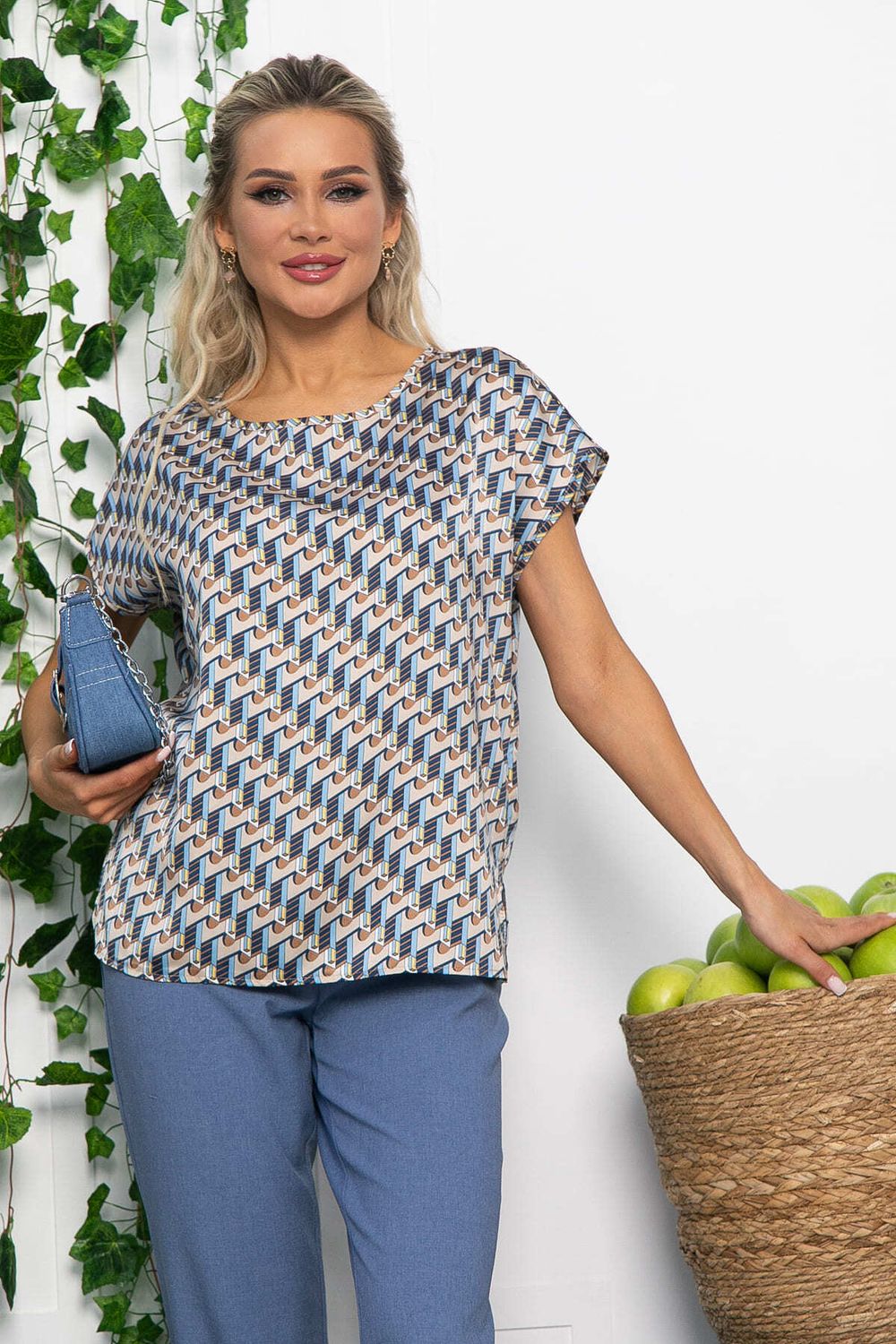 Блуза Покоряя сердца (мультиколор) Б13541-1М LT Collection