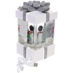 Сувенир с подсветкой «Волшебство» 10*10*18 см, белый (питание от USB и батареек)