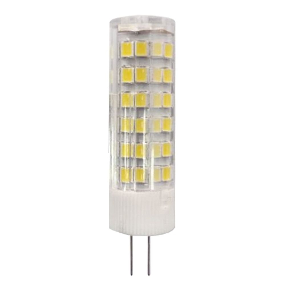 Лампочка светодиодная ЭРА STD LED JC-7W-220V-CER-840-G4 G4 7Вт керамика капсула нейтральный белый свет | Лампы cветодиодные Капсульные (G4, G9)