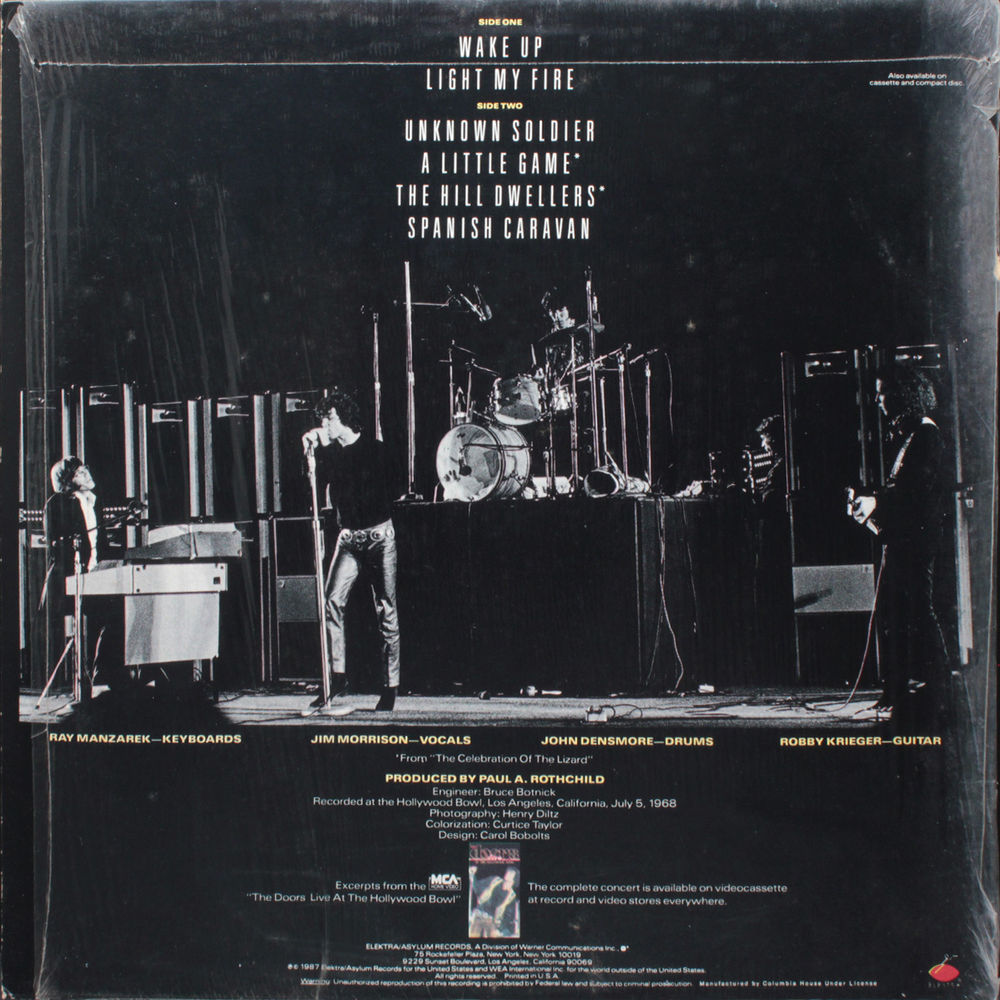 The Doors / Live At The Hollywood Bowl (LP)