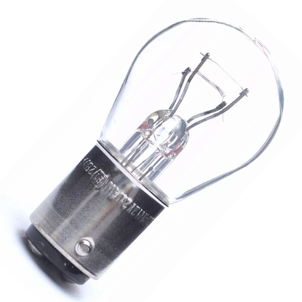 Автолампа  Р 12-21+5 (P25) 2конт (BA15d) Narva #17918 (контакты напротив)