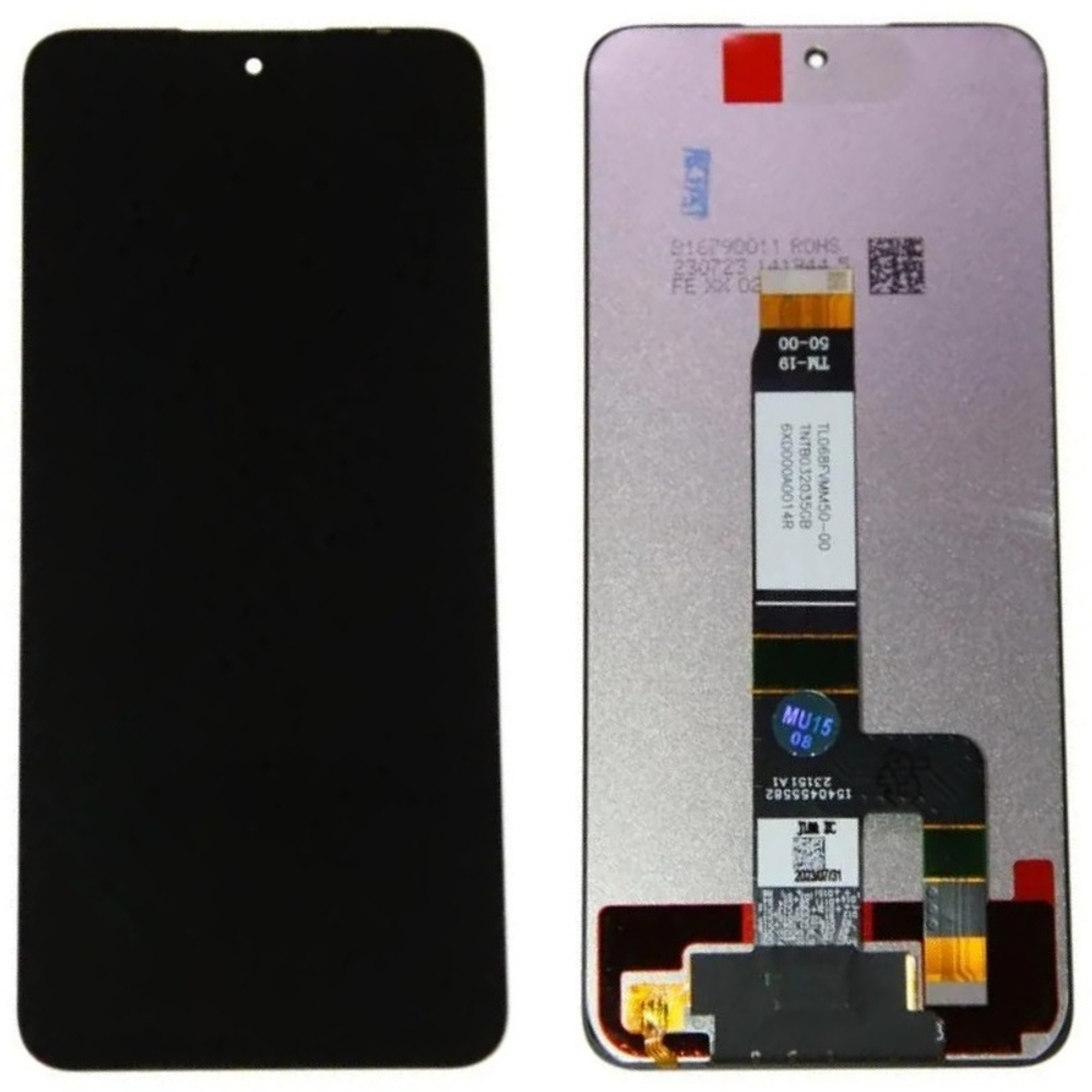 Дисплей для Xiaomi Redmi 12 4G с тачскрином Черный