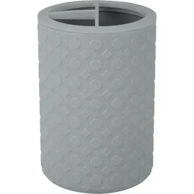 Подставка для зубных щеток Plast Team STOCKHOLM серый шторм