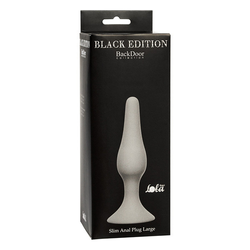 Анальная пробка 12,5см Lola Games Slim Anal Plug Large Grey 4205-03Lola