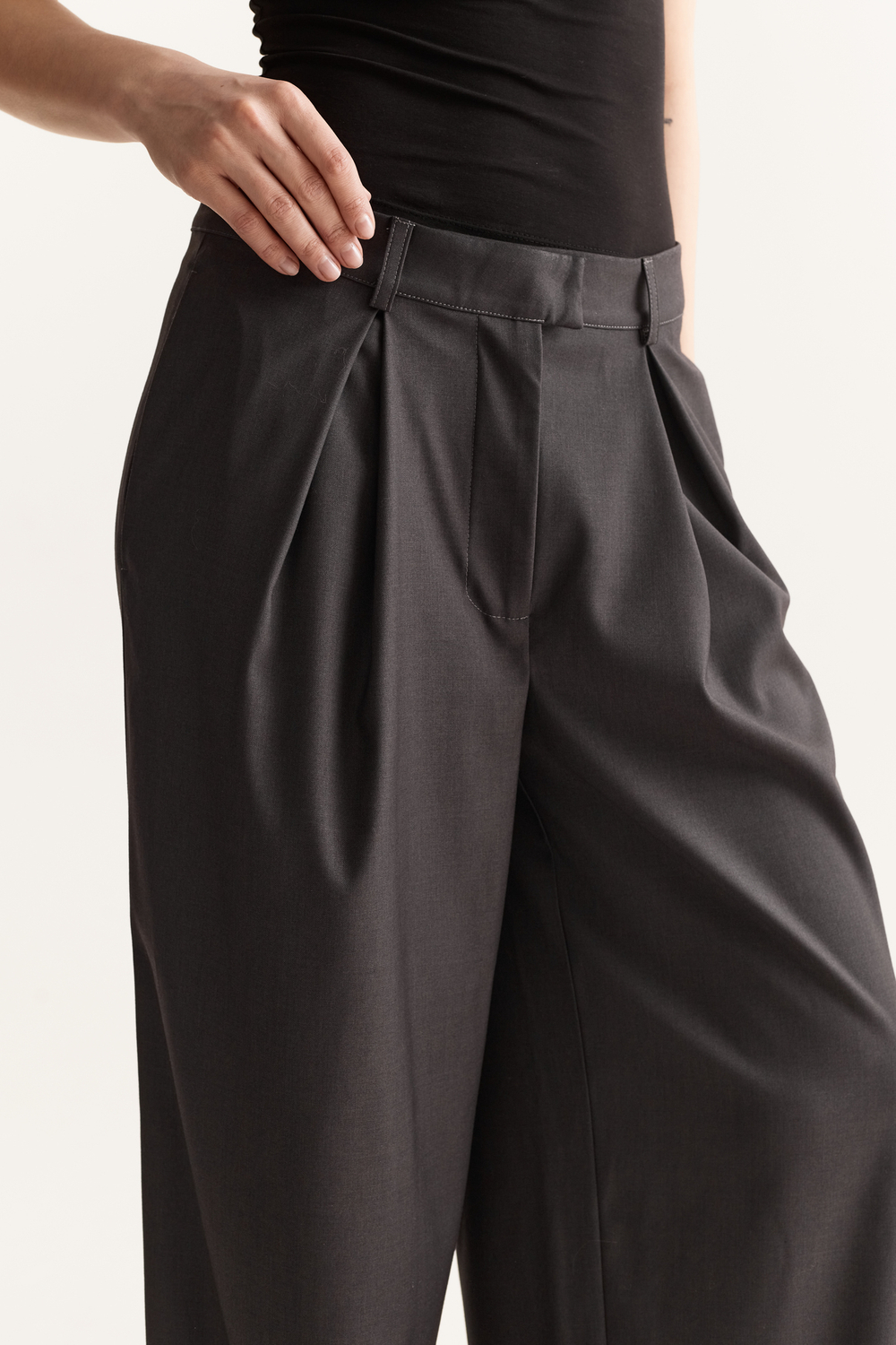 Pleated Pant - Black (Women's)