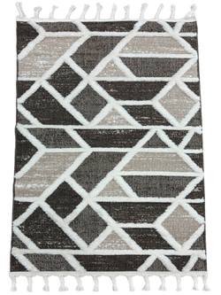 Ковер Vicenza B0221A Cream/Brown Прямоугольник