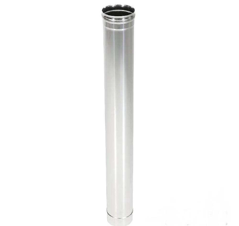 Дымоход 1,0 м (430/0,8 мм) Ф120 нерж (Ferrum)