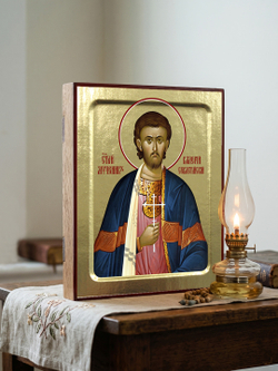 Икона Валерия Севастийского, мученика на дереве: 125 х 160 (Синопсисъ)