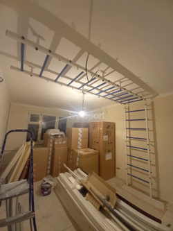 Монтаж спортивного комплекса Sv Sport П в пеноблочные, газоблочные стены