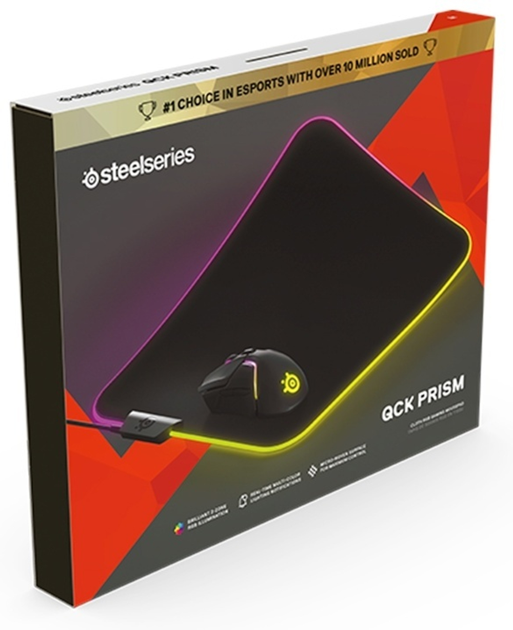 Коврик для мыши SteelSeries QcK Prism Cloth M черный