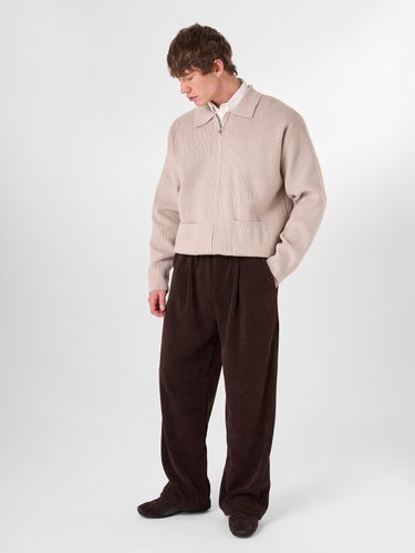 Бежевый джемпер на молнии LAINE