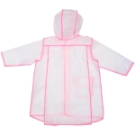 Дождевик-плащ детский «Neo» с капюшоном и завязками, на кнопках, цвет розовый, р. XXL(72*61см.)