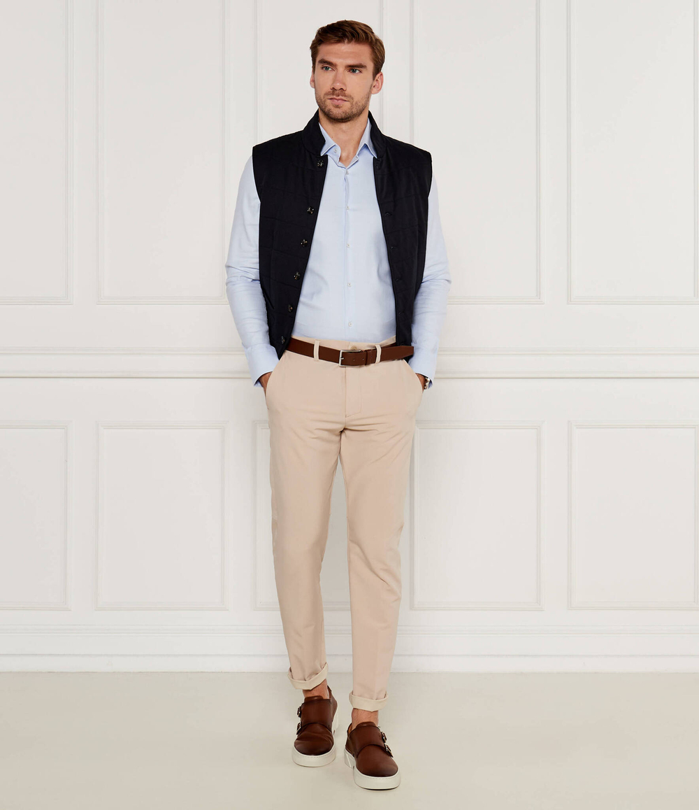 Рубашка H-HANK BOSS BLACK - голубой(50527390)